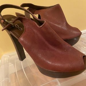 Aldo brown high shoes